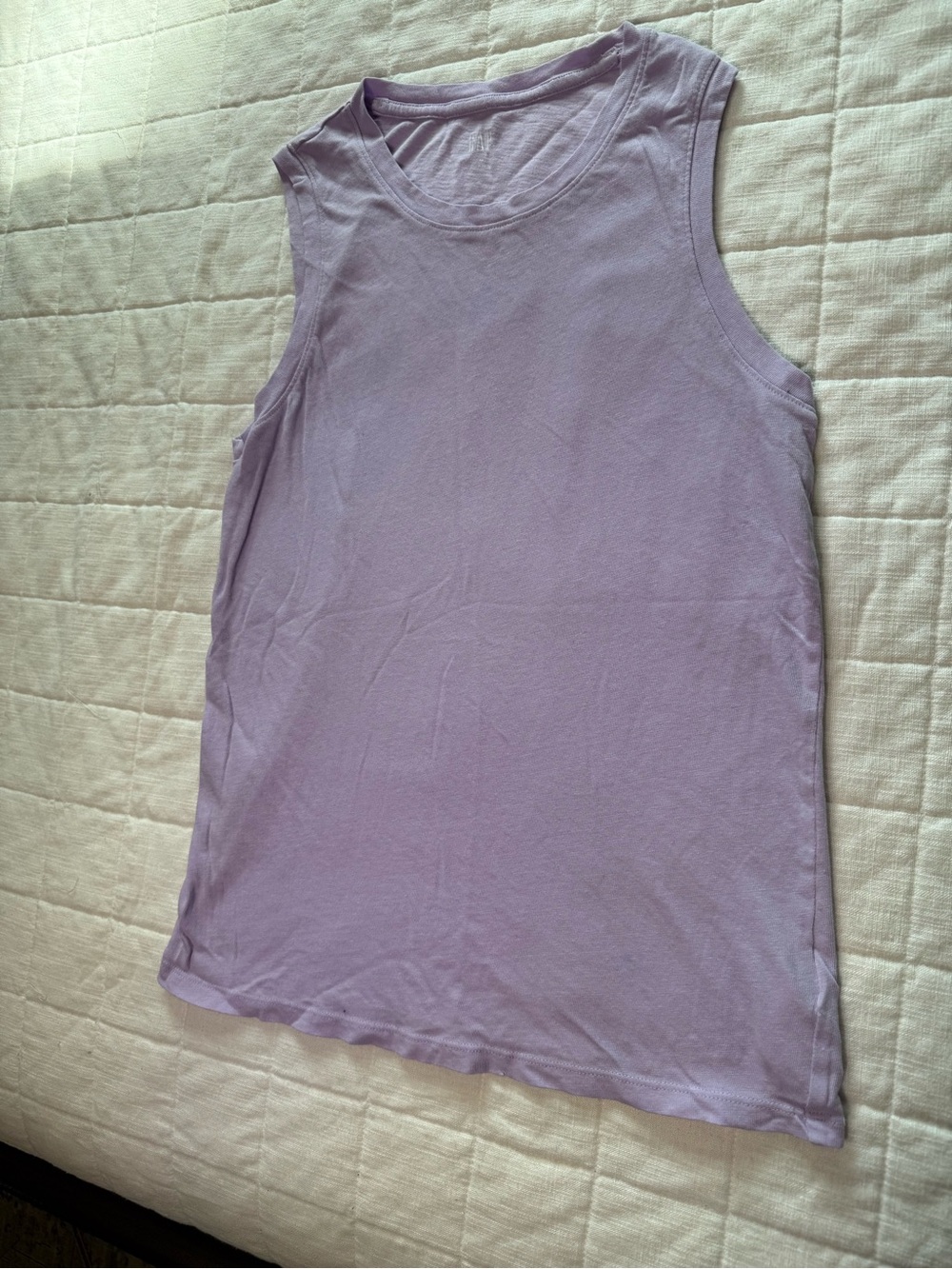 GAP Lavender Crewneck Sleeveless Tank Top